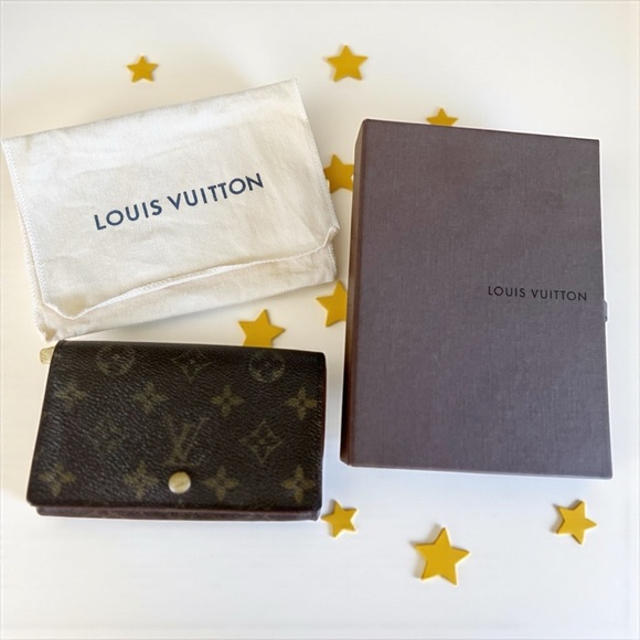 Louis Vuitton Monogram Porte-Monnaie Tresor Wallet ALL INCLUSIVE! - Picture 1 of 14